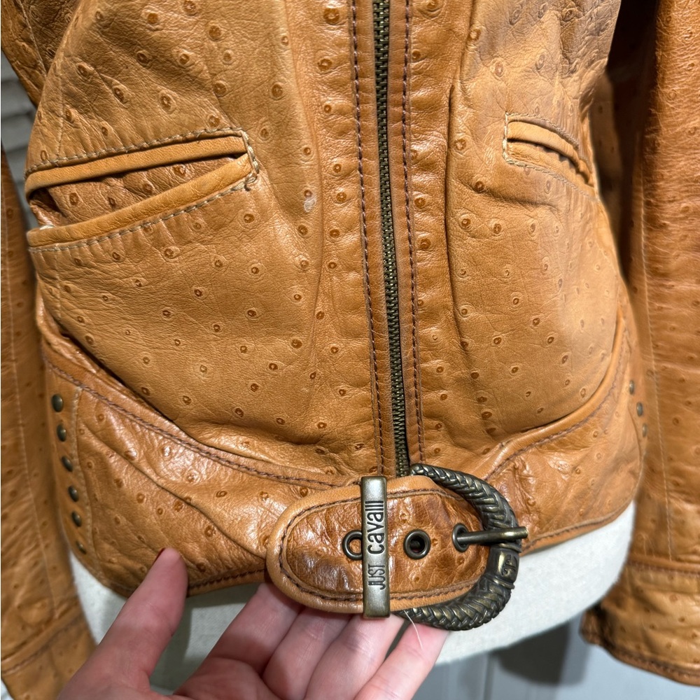 ASO SERENA VAN DER WOODSEN LEATHER JACKET - Picture 12 of 16
